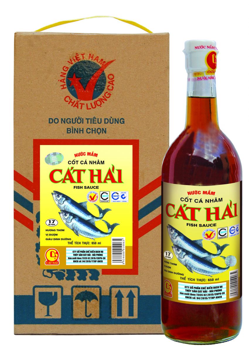 Nước mắm cốt cá Nhâm (chai 650ml)